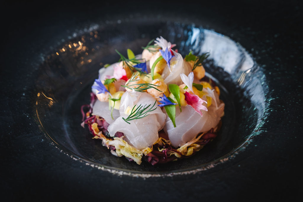 Our citrus cured wild sea bass takes centre stage on our a la carte menu this week. With Cornish crab, red cabbage and peanut ‘slaw’ charred lime and smoked goats curd.

Make your reservation today
thackerays-restaurant.co.uk