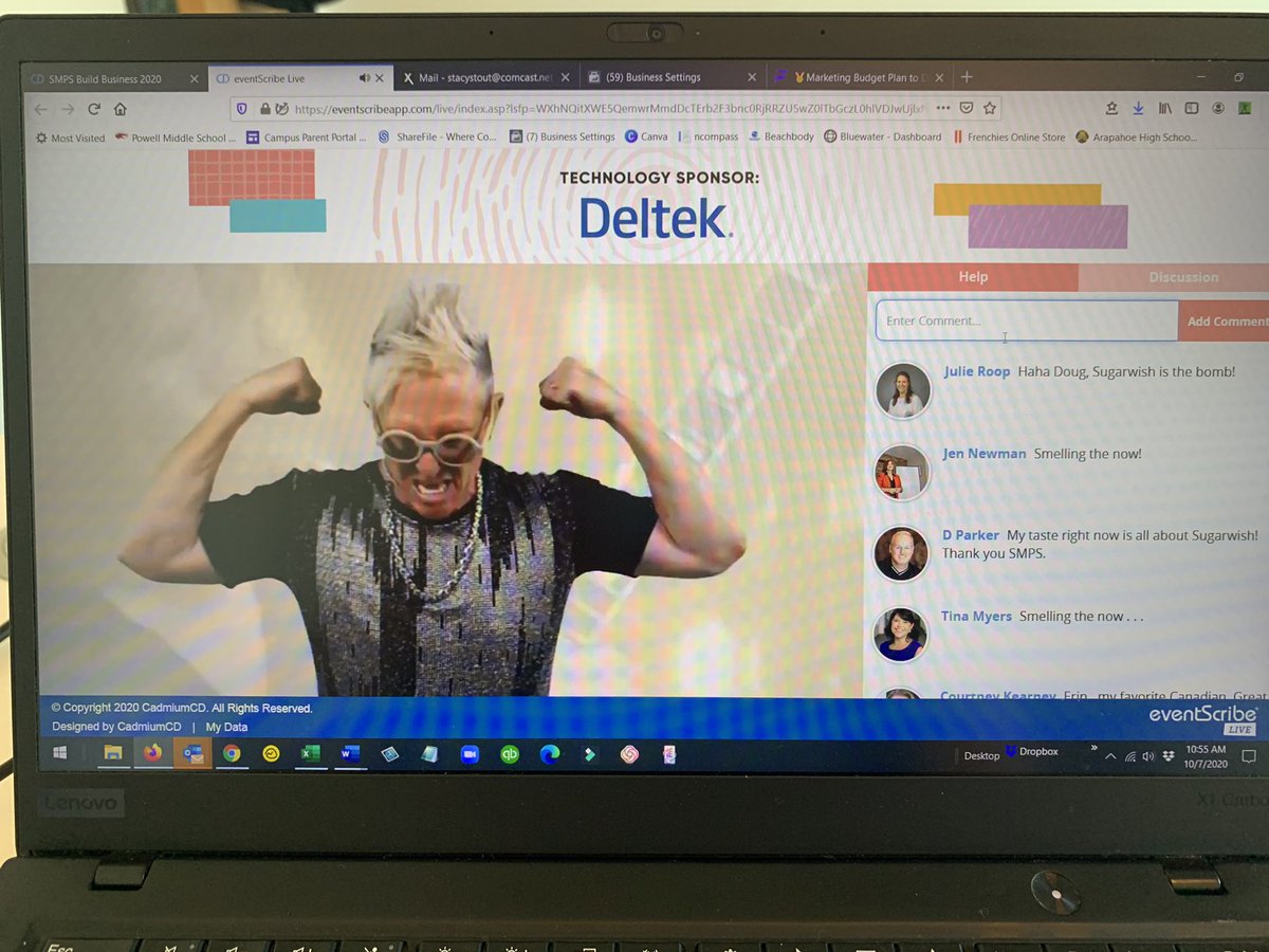 “Life is a series of nows”!! 
Great lesson from our #SMPSBB20 opening keynote <a href="/markyplanet/">Mark Schulman</a>
Thank you for the inspiration and energy Mark! Rock on!