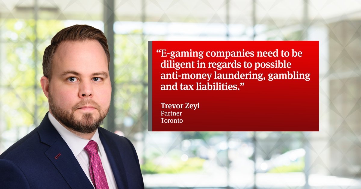 When considering an #acquisition in the #egaming industry, there are many serious specific concerns that an acquirer should be aware of. Trevor Zeyl gives some best practices in this article from <a href="/lawyersdailyca/">CommLaw</a>. #businesslaw #MandA ow.ly/tluT50BMgZe