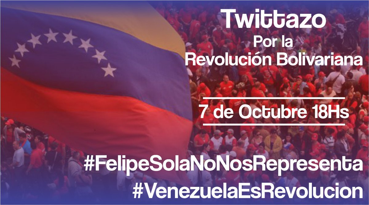Bancando la revolución venezolana en contra de los lacayos como Felipe Solá. 
#FelipeSolaNoNosRepresenta
#VenezuelaEsRevolucion