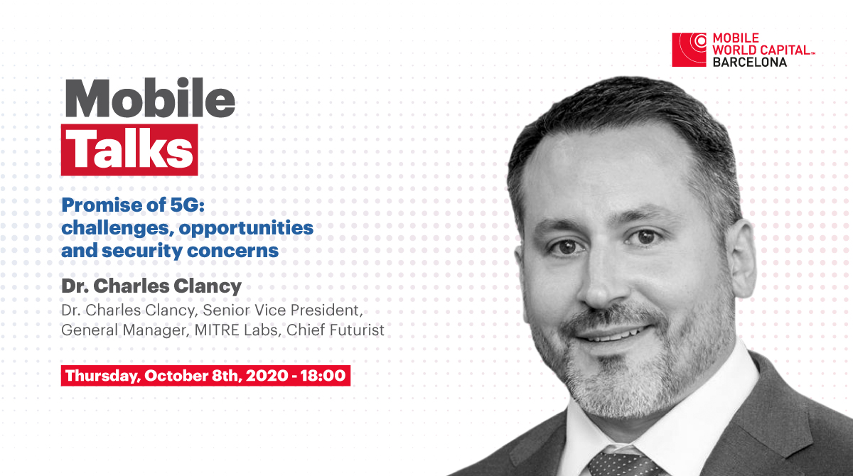 USembassyMadrid's tweet image. ¡Mañana! Colaboramos con @MWCapital Barcelona en una sesión  #MobileTalks sobre ciberseguridad y #5G con el Dr. Charles Clancy @TCharlesClancy 
📅 8 de octubre a las 18h
👉Regístrate para seguirlo en directo en:  ow.ly/2ohE50BGf9m @USConsulateBCN