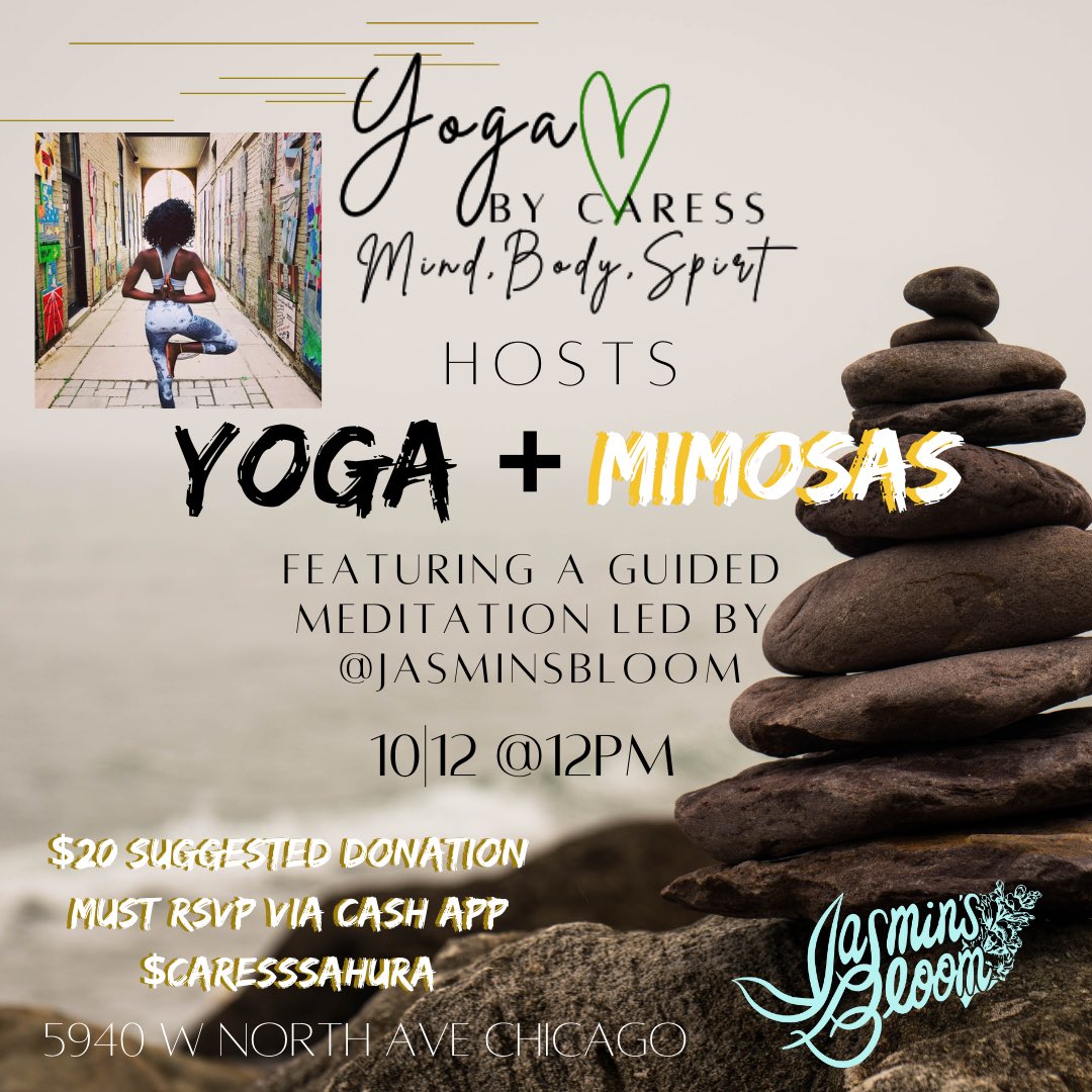 Caress_Sahura's tweet photo. accountability partners are necessary because they help you when the spirit of procrastination or doubt creeps in... I’m grateful for the SPACE but it’s Limited so RSVP Today‼️
Beginner Friendly come get this Healing🔆 #yogalovebycaress #blackyogi #chicagoyoga https://t.co/D1puJKaKkg