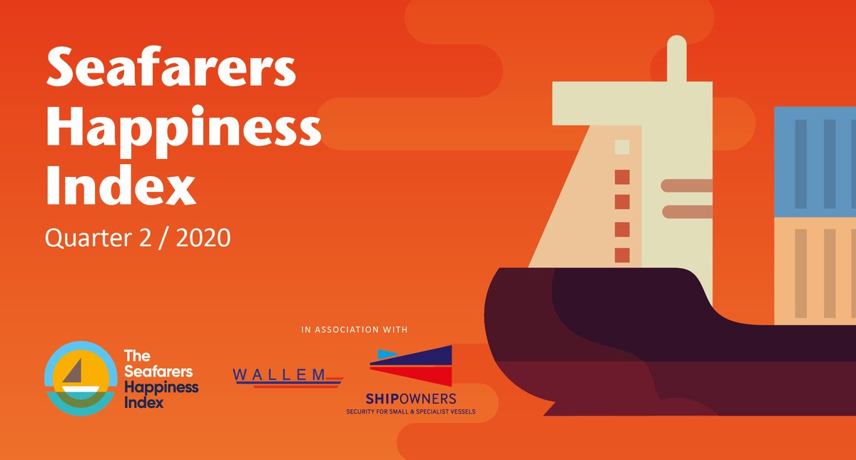 FlyingAngelNews's tweet photo. The latest report for the #SeafarersHappinessIndex revealed that overall happiness levels among seafarers has fallen since last quarter. Read the report here: https://t.co/PL7VqcReZr https://t.co/JmdMNWX1qb