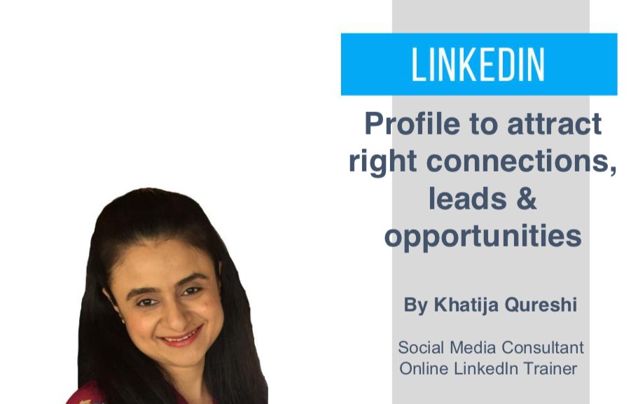michpellett's tweet photo. Welcome our #LinkedIn guest speaker @Khatijaqureshi on tonight’s webinar; section 130 #SCS2844 #LinkedInMakeover https://t.co/z8yqm3oN6P
