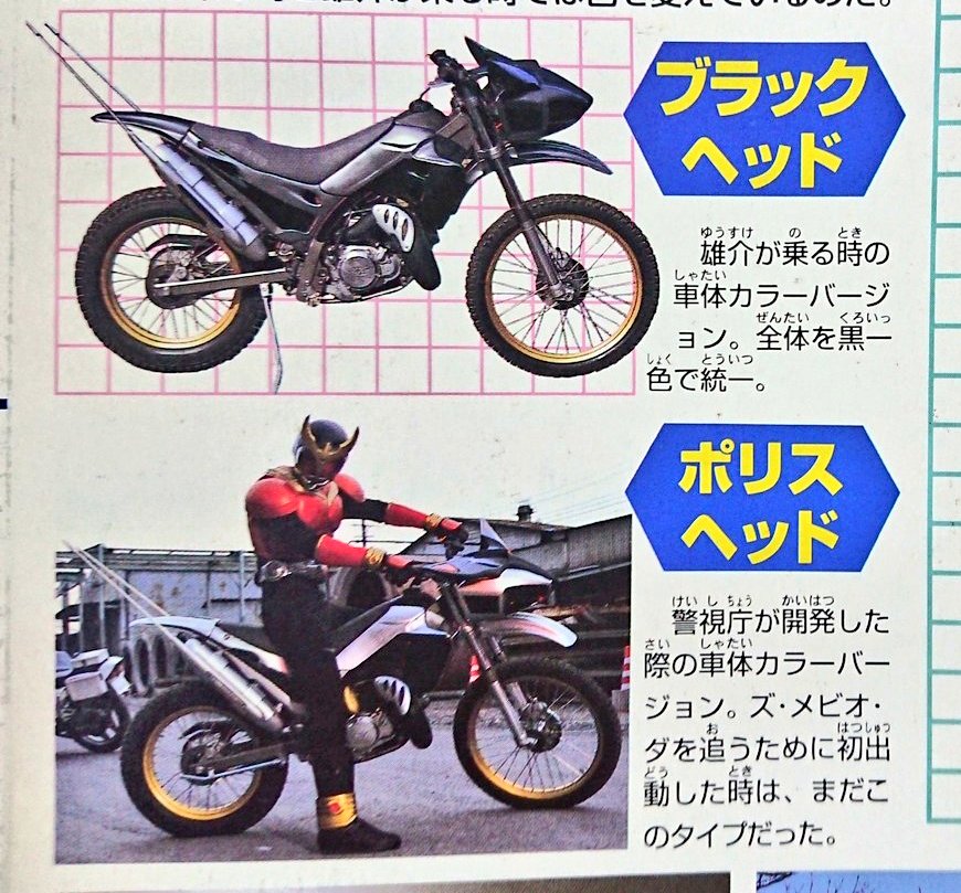 仮面ライダークウガ／トライチェイサーブラックヘッド／バンプレスト