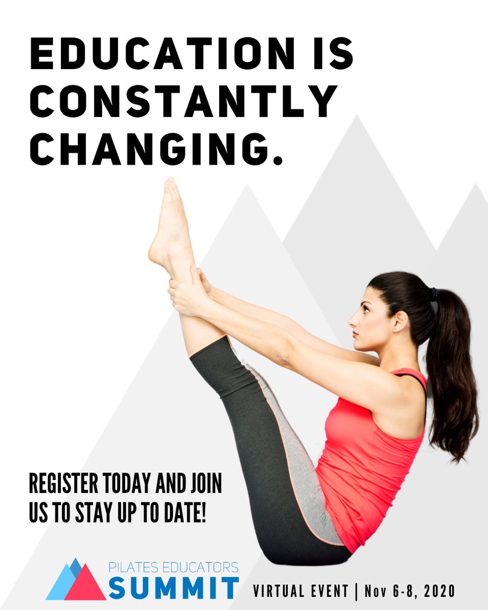 #pilateseducators
Education is constantly being reshaped for students and #pilatesteachertrainers alike through new, innovative teaching methods and advancements.
Register today and stay up t date! bit.ly/Pilates-Educat…

#pilatesschool
#pilatesschoolowner
#pilatesadministrator