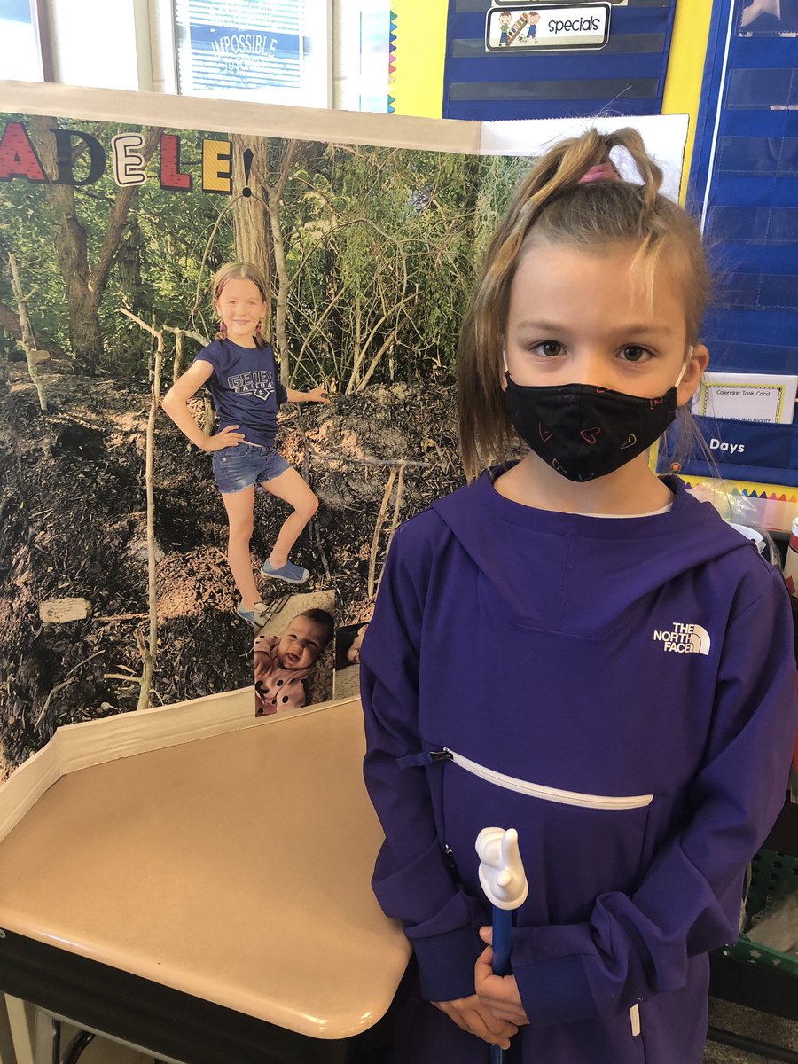 Adele had fun being our Star of the Week this week <a href="/MrsCookHES/">Mrs. Cook's Class</a> <a href="/heartlandhawks/">Heartland Elementary</a>