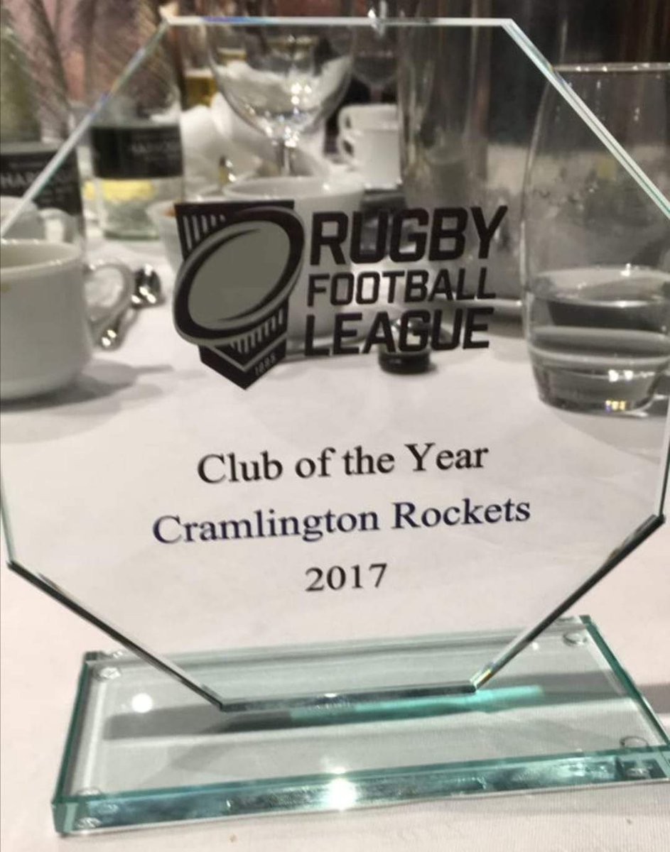 Lockdown Day 206: Three years ago today we were in Old Trafford being crowned National Club of the Year. <a href="/CramlingtonRLFC/">Cramlington Rockets</a> has gone from strength to strength and we're looking forward to @RLWC2021 coming to Toon to keep building on it.