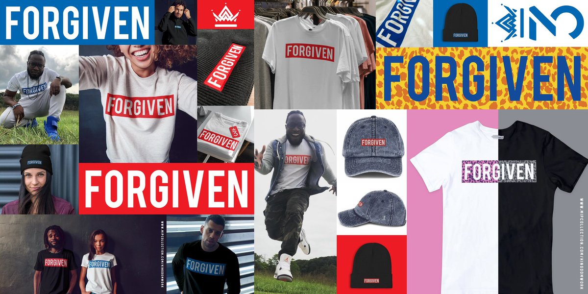 mipman36's tweet photo. 🚨FORGIVEN 🚨: The wait is over &amp; the “FORGIVEN” line up is  Now available at https://t.co/N9Vi8CrWqj .

It’s Our Choice to Accept God’s Gift of Forgiveness. https://t.co/nH7pPZLRLZ