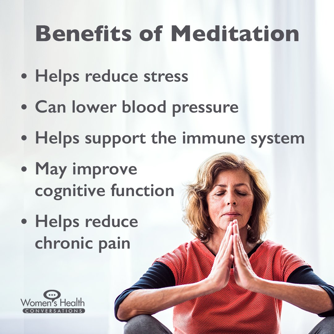 Countless studies on the benefits of meditation reveal findings that are really quite impressive. Meditation is all about mindfulness -– being present in the moment at hand, and not worrying about the past or the future. This can address a wide range of health concerns.