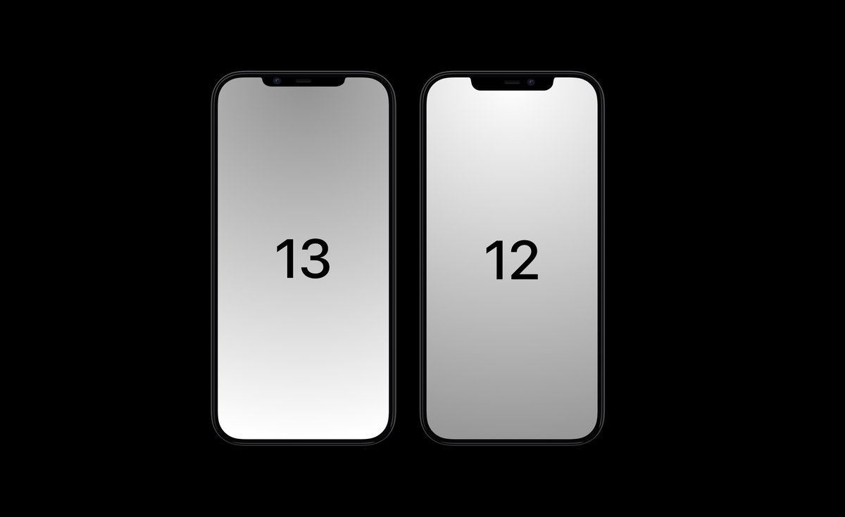 apple lab on Twitter: &quot;How say @UniverseIce iPhone 13 line still continues  the notch design, but notch will be shorter.… &quot;