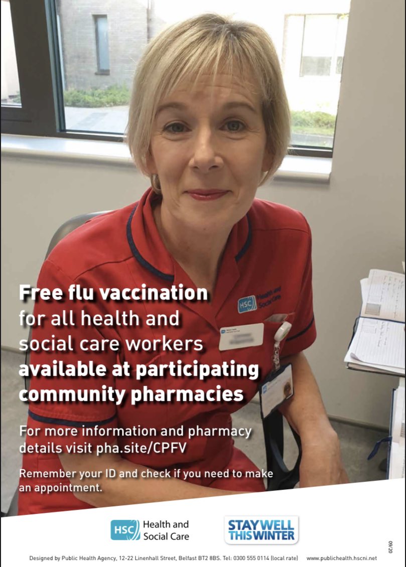 StephenSlaine's tweet photo. Started providing the Community Pharmacy Flu Vaccination service for Health &amp; Social Care Workers today. Many commented on what a great idea of using the community pharmacy network to increase accessibility, so handy.......was busy with a wide range of HSCWs. https://t.co/FnzQaypaTf