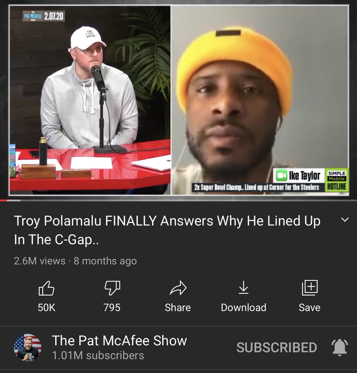 #oneofmcafeesmillion congrats to the <a href="/PatMcAfeeShow/">Pat McAfee</a> and the brand! 

This was by far one of my favorite videos 😂
