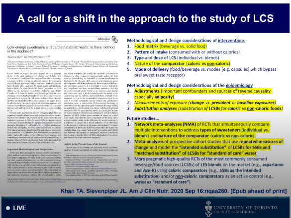 edulcorantseu's tweet photo. Dr. John L  Sievenpiper @EFAD Webinar Les études sur les #edulcorants doivent tenir compte de la matrice et de la recette : les boissons sans sucres ne sont pas comparable aux pâtisseries sans, qui contiennent parfois plus de calories qu'avec du sucre https://t.co/1y56XBSKeD https://t.co/PkBOCVJV1E