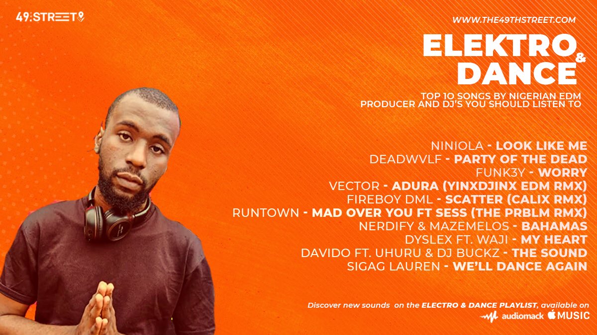 Here’s a list of EDM songs you should check out today. 

Featuring ⁦<a href="/deadwvlf_music/">Favour O</a>⁩ as the cover art.