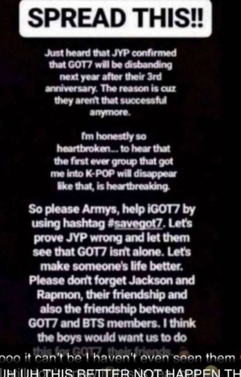 Kiki_YTMusic's tweet photo. Let do this for #Aghase #IGOT7 #GOT7
REMEMBER - USE #savegot7
Let’s help keep GOT7 🙏🥺♥️ https://t.co/dPXQ8tEP8K