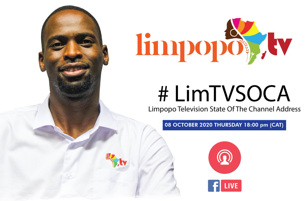 You've been wondering what is happening with the channel? You have questions, well drop them below and have our CEO, Mr Larry Matlala address them directly on the state of the channel address #LIMTVSOCA. 

Tomorrow, 08 October 2020 @ 18:00 CAT