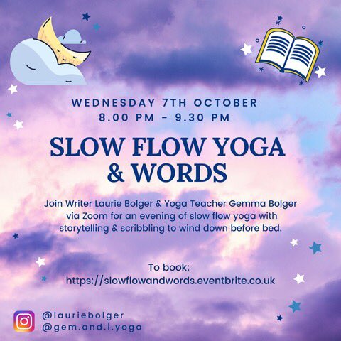 LaurieBolger's tweet image. Run! You’ll make it! slowflowandwords.eventbrite.co.uk #SlowFlow 💕