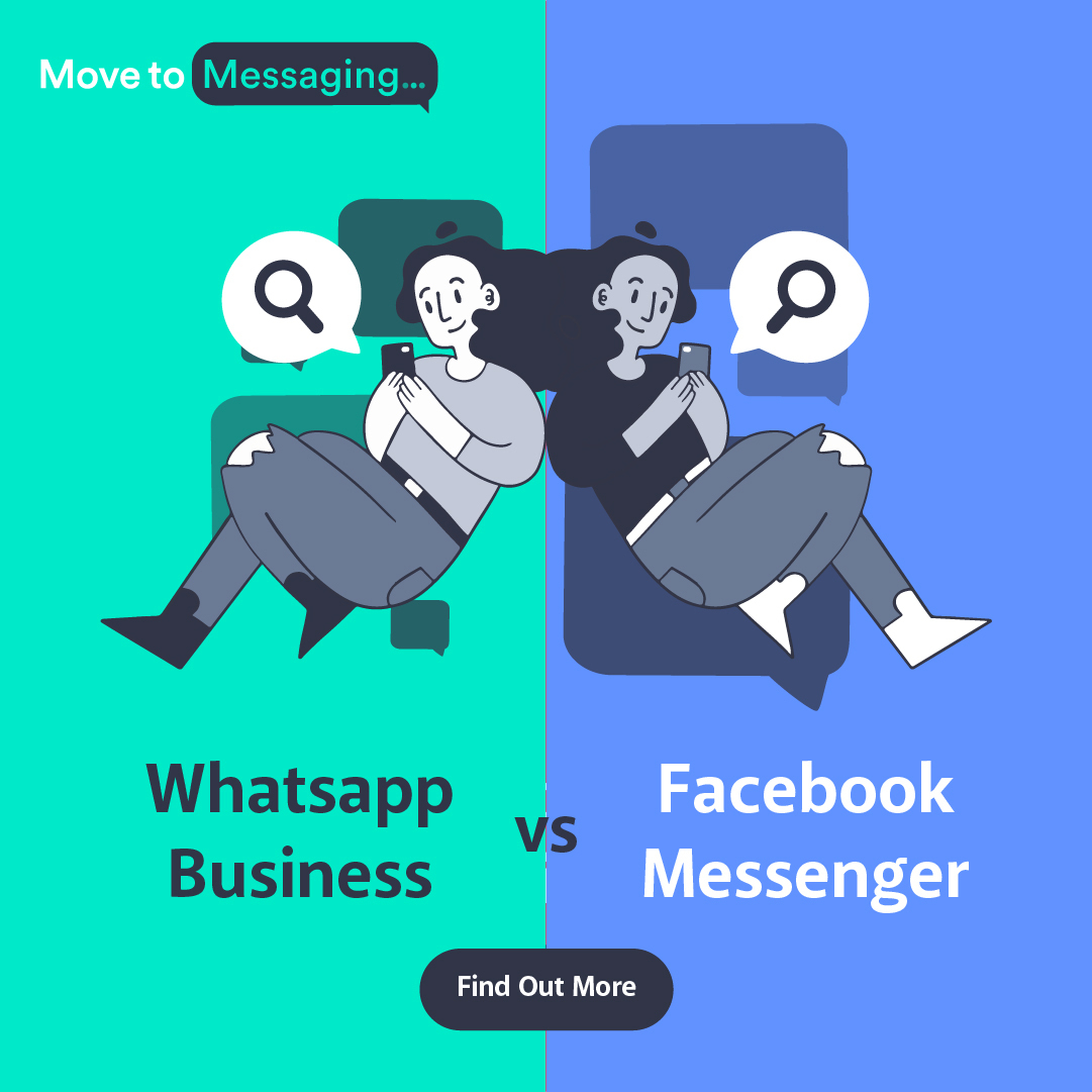 conversocial's tweet photo. As you may know, we have been advocating for brands to #MoveToMessaging. But how do you know which #messagingchannel is best suited for your brand and #CX needs?
In our latest blog, we contrast and compare #WhatsAppBusiness and #FacebookMessenger π https://t.co/wXcRaMn8Vg https://t.co/o3rue1Yh8b