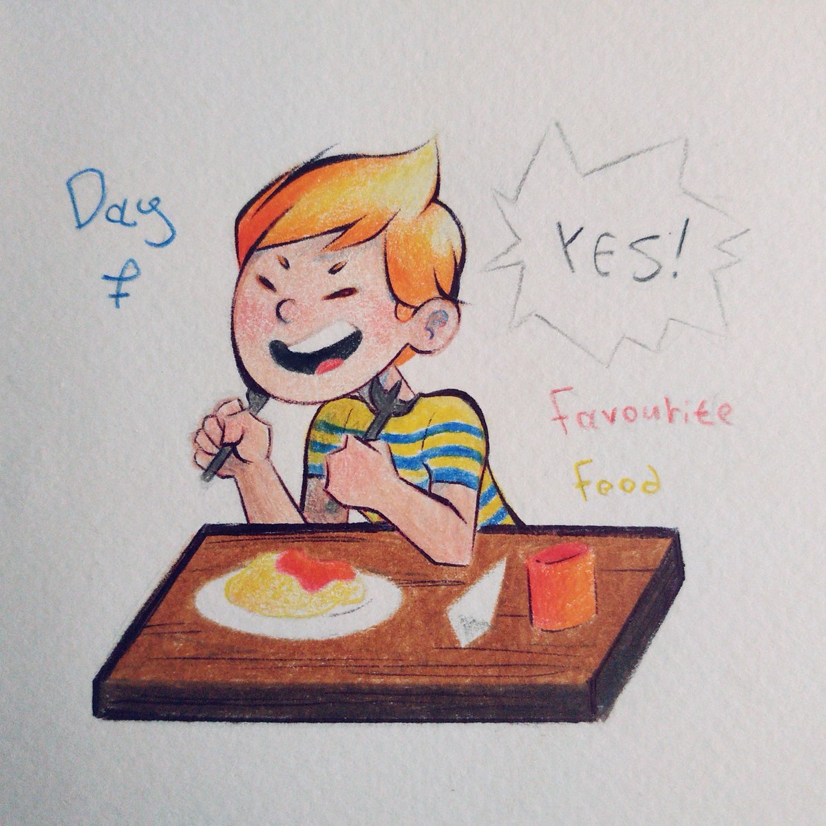 Day 7 of M🌍THERtober and the prompt is #FavouriteFood ! I've only done one Mother 3 drawing for this challenge so far, so I thought I'd draw Claus, who I unexpectedly haven't drawn before 👀💞