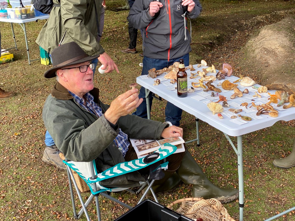 Brilliant day out with the fabulous @johnmushroom today. 50 species of mushrooms found. Rather apt on my 50th birthday!