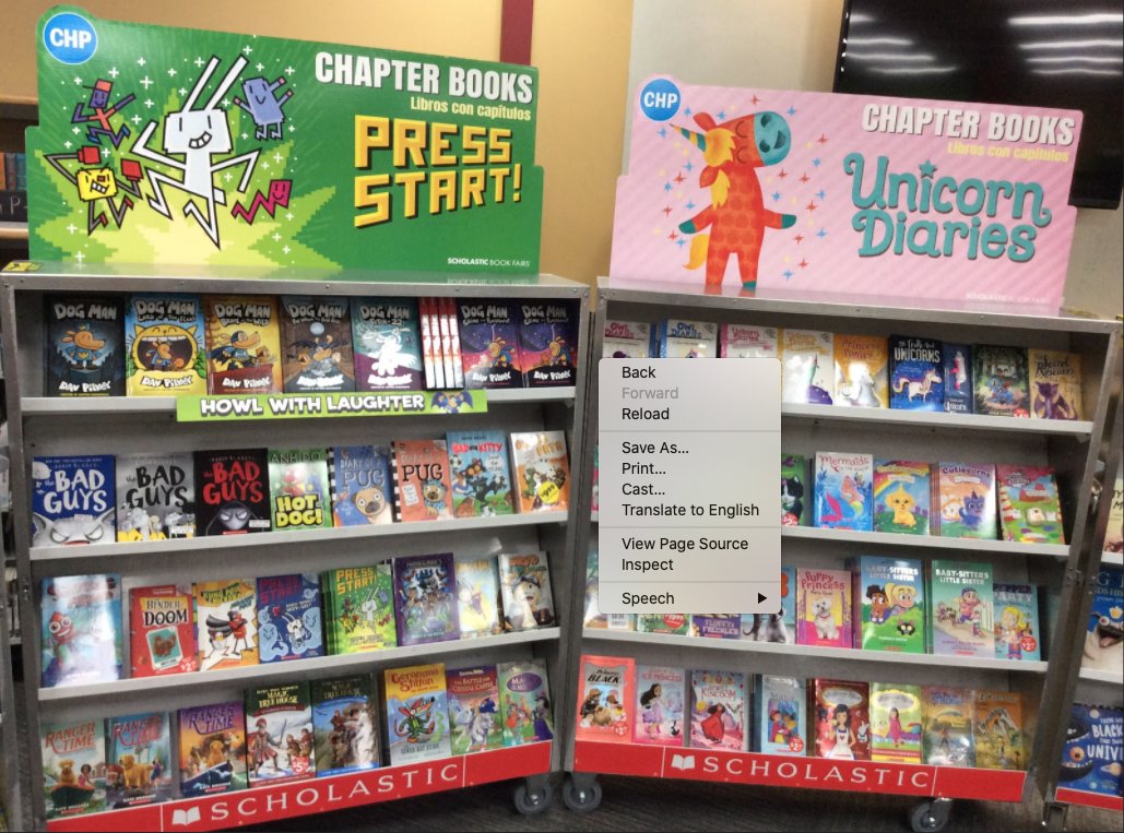 Parents - TODAY (10/7) - phone in/email your Book Fair orders to Mrs. Taggart for curbside pick up TOMORROW (10/8)

Mrs. Taggart: 303.387.6619 or dbtaggart@dcsdk12.org

#scebookfair #bettertogether #scholastic