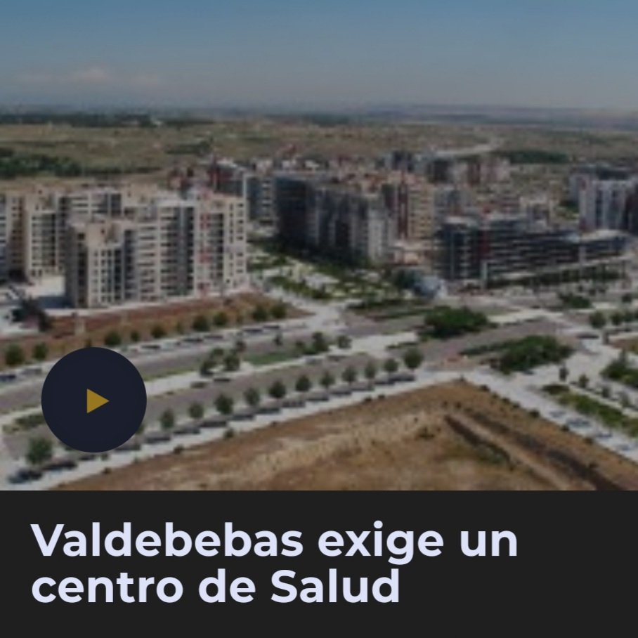 JavierCaso's tweet photo. 👉 #AVerSiPronto el gobierno de la @ComunidadMadrid lleva a efecto el #CompromisoConValdebebas de @IdiazAyuso @PPAsamblea @ignacioaguado @Cs_Madrid. Es muy necesario el #CentroSaludValdebebasYa para un barrio como #Valdebebas. 👏👏👏 ¡¡¡Gracias!!! 👏👏👏 https://t.co/EaGaQ5kw7G