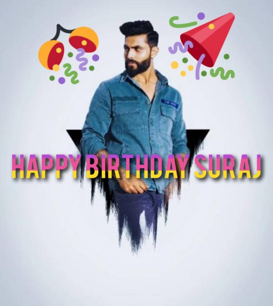 finally the day has come, it's a special day because it's a birthday of  @RockstarJaddu Wish you a very happy birthday Suraj Bhai .. #HappyBirthdaySuraj