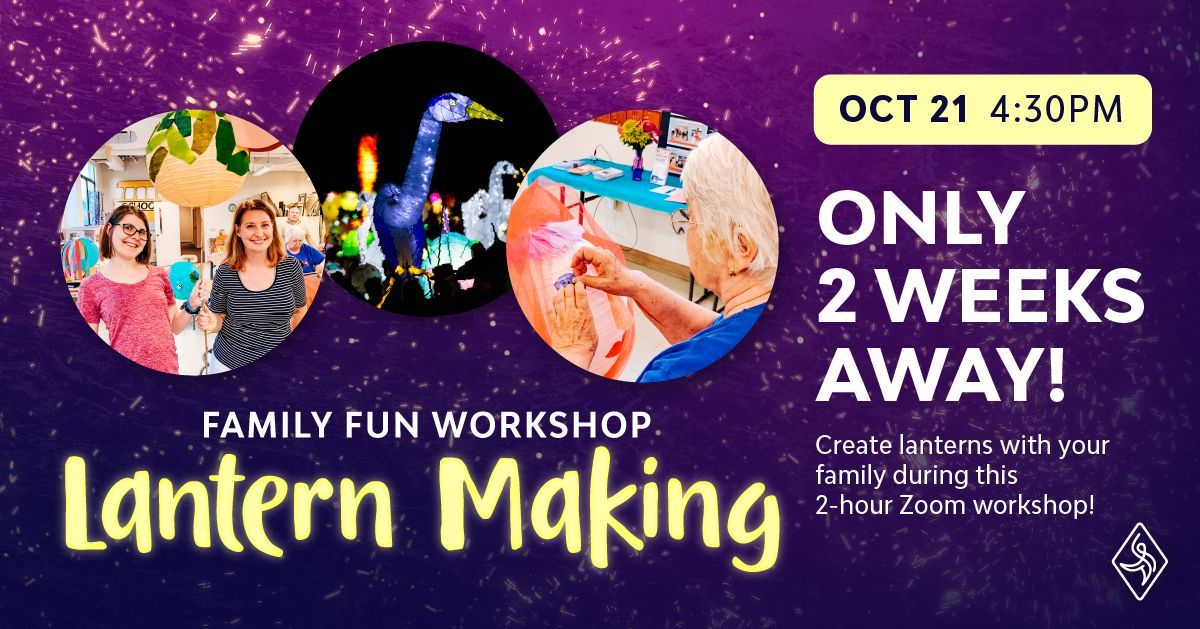 artshhi's tweet photo. ONLY 2 WEEKS AWAY!

Register for our Family Fun Workshop: Lantern Making (OCT 21 • 4:30pm)!

Craft one-of-a-kind illuminated paper lanterns to participate in the Hilton Head Island Lantern Parade-in-Place to be held Nov 5–7, 2020.

Register: https://t.co/sNdGKL8oI7 https://t.co/T3w2cUGe6w