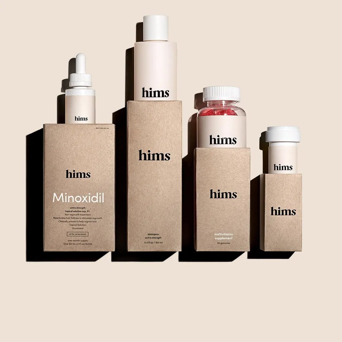 Customers fill out their information online and are connected with a provider over chat, video, or phone who then can write a prescription for medication that can be delivered in discrete packaging by Hims through a subscription or sent to their local pharmacy.