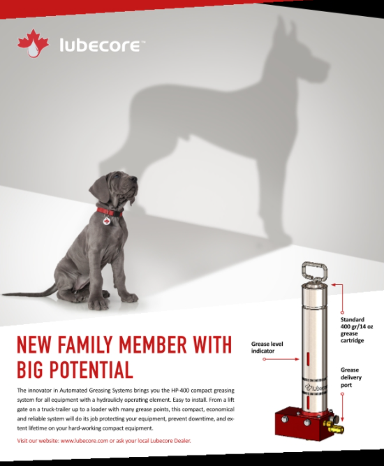 Lubecore's tweet photo. Good morning! Let's start the day with our first new innovative product! Imagine a lift-gate on the back of a truck/trailer in need of lubrication while getting dirty all the time, or compact landscaping equipment with multiple grease points not being greased on a daily basis. https://t.co/lYBGMF5GGz