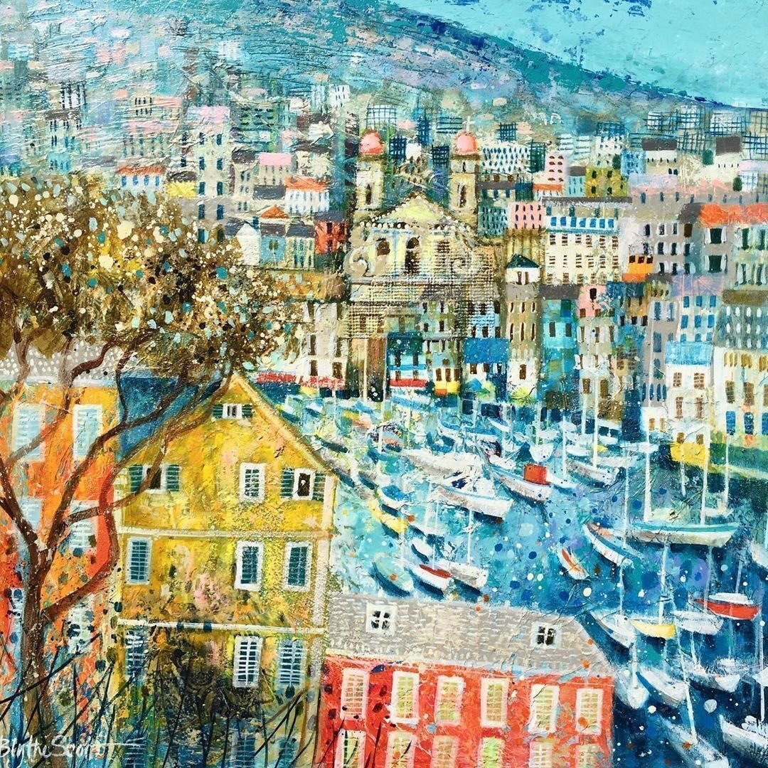 Painting by Blythe Scott