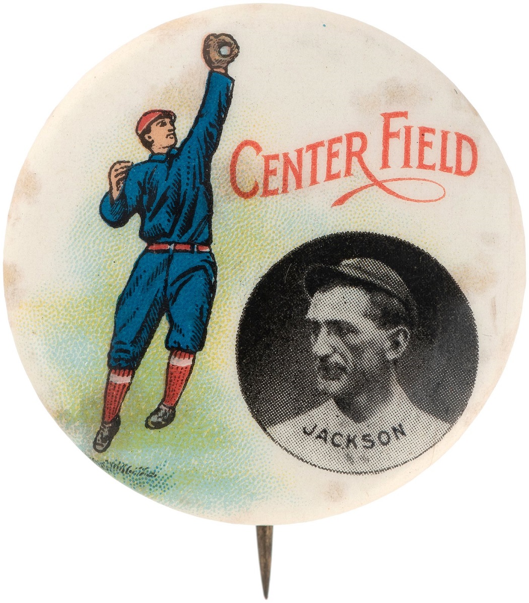 HakesAuctions's tweet photo. SOLD FOR $14,160 IN $2.1M AUCTION! Consignments wanted! Bidding was hot on this #rare 1915 #ShoelessJoeJackson #button in @HakesAuctions' latest sale! This & other #baseball #buttons from the #PaulMuchinskyCollection did very well! ⚾️
#MLB #ChicagoWhiteSox #BaseballFans https://t.co/VpInxILiOy
