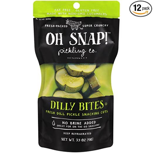 These are included in the review because i get carsick, A LOT, and usually we have to stop at a rest area for a cold diet coke, bag of salty chips, and if i’m lucky, these snacking pickles. Munching on these sour perky bites immediately alleviates any car induced nausea.4/5