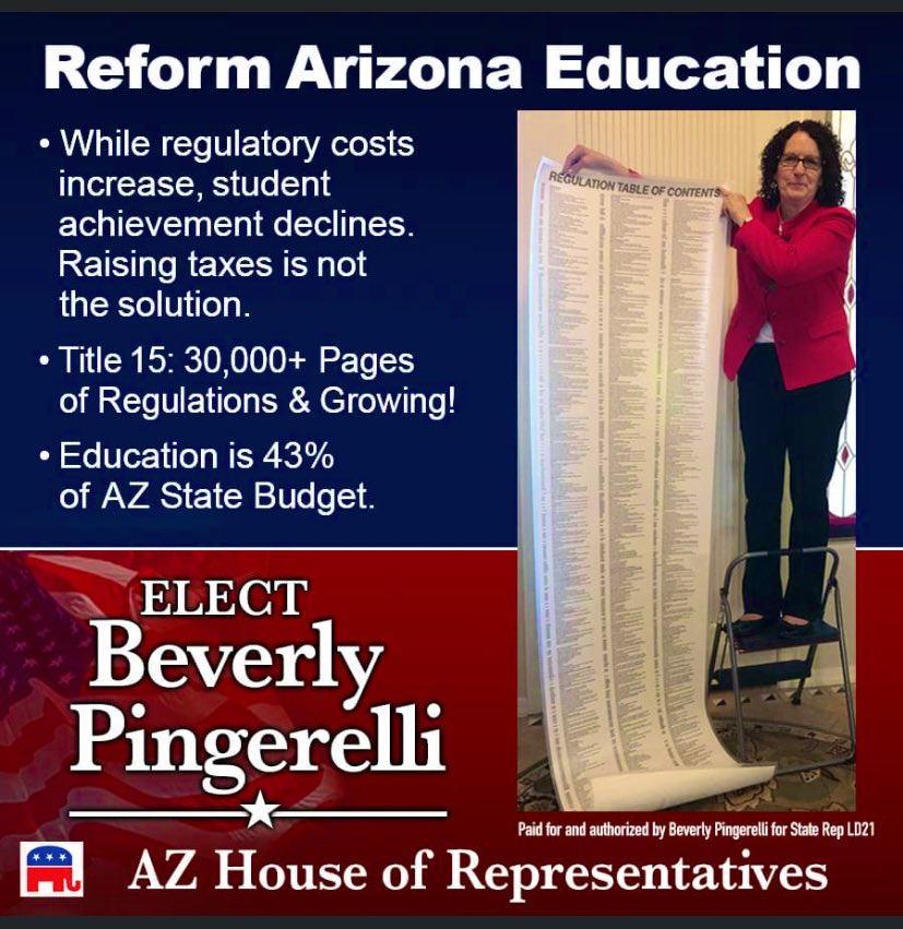 Just throwing more money at a problem will not solve it. We must focus on improving student achievement and implement regulatory reforms to direct money where it belongs, in the classroom! 

We must do a better job of educating our children!

#BeverlyforHouseRep21
