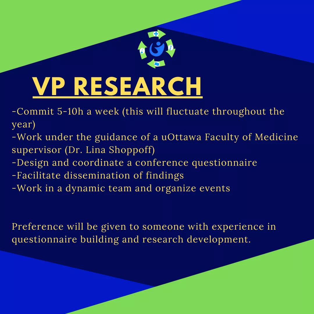 ISRCH_CREIS's tweet photo. Currently looking for 3 new additions to our team! 
The positions available are VP Promotions, VP Finance, and VP Research.

#ISRCH_CREIS2021 #volunteering #CommitteePositionsAvailable #StudentConference #uOttawa #interdisciplinary https://t.co/Bm2XOtc2SO