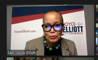 Jennifer_inLR's tweet photo. Senator Elliott says she is working to leave behind "a sustainable world for our kids, with a quality of life that they deserve." She is EXACTLY the kind of person we need in Washington. Support @xjelliott and help make history! #ARVoiceForJoyce #AR02 https://t.co/pMa9oqRuNo https://t.co/j8IqJXgCnH