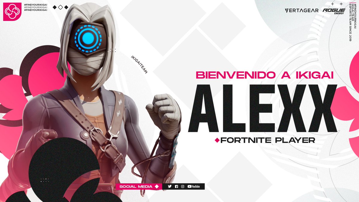 #Fortnite | Presentación

¡El día de hoy tenemos el placer de presentar a un jugador con una trayectoria increíble y que ha decidido integrarse con nosotros!¡Esperamos lograr grandes cosas!

¡Bienvenido, Alexx!

#FindYourIkigai💮
#生き甲斐🍥