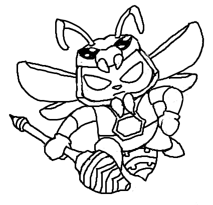 SummMain's tweet image. Wasp Themed Veigar WIP #Veigar