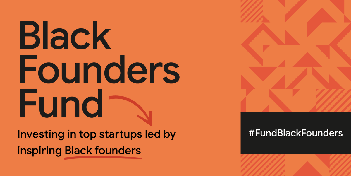 When you #FundBlackFounders, incredible things happen. We're so proud to be included among these startups &amp; founders as part of the inaugural <a href="/GoogleStartups/">Google for Startups</a> Black Founders Fund. Read more about the important work happening in our Black #founder community: goo.gle/2SqjS10