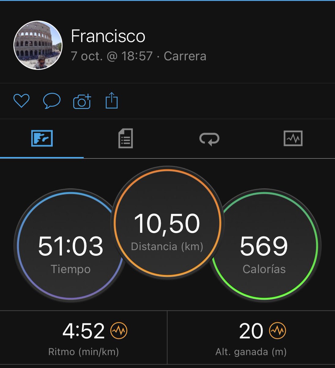 fjspavez's tweet image. Retomando con todo 💪🏼 #running #Santiago #Chile #RunWithUs #GER2020 #bimbo #ChallengeAccepted @vitokojeria te toca 🖖🏼