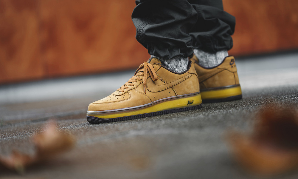 wheat air force ones mens