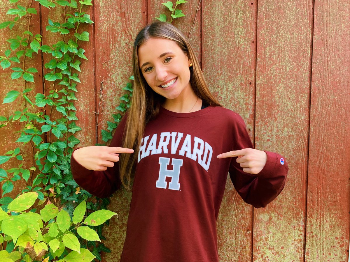 sarahnaticchia's tweet photo. So excited to announce I will be furthering my academic and athletic career at Harvard!! Huge thank you to my family, coaches, teammates, teachers, and friends who helped make this possible❤️ @dawgsxctf @SJruns @njmilesplit @SJTrack @runningworksxc @HMHSathletics https://t.co/bmMCrIuqLf