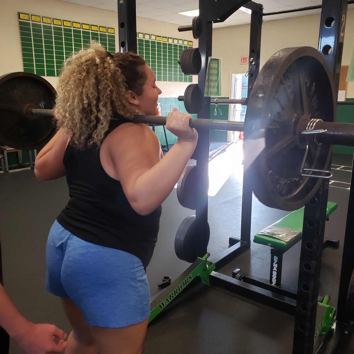 WIHSBBall's tweet photo. Wednesday Weights was a success... Great job today ladies. #WarriorWay https://t.co/IgxO5rAFgj
