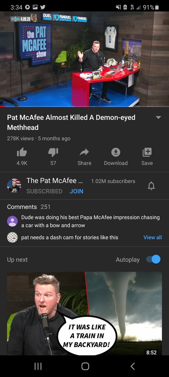 Danny_OBrien1's tweet photo. Well here we go love ya @PatMcAfeeShow #oneofmcafeesmillion https://t.co/CB9d75DVX3