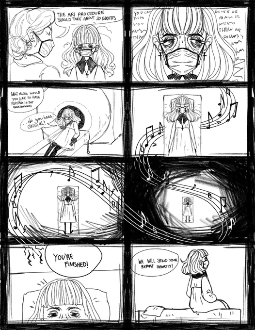 speaking of comics i actually never uploaded this comic about my mri.... one of my first comics which is kind of obvious but thought i would post 
