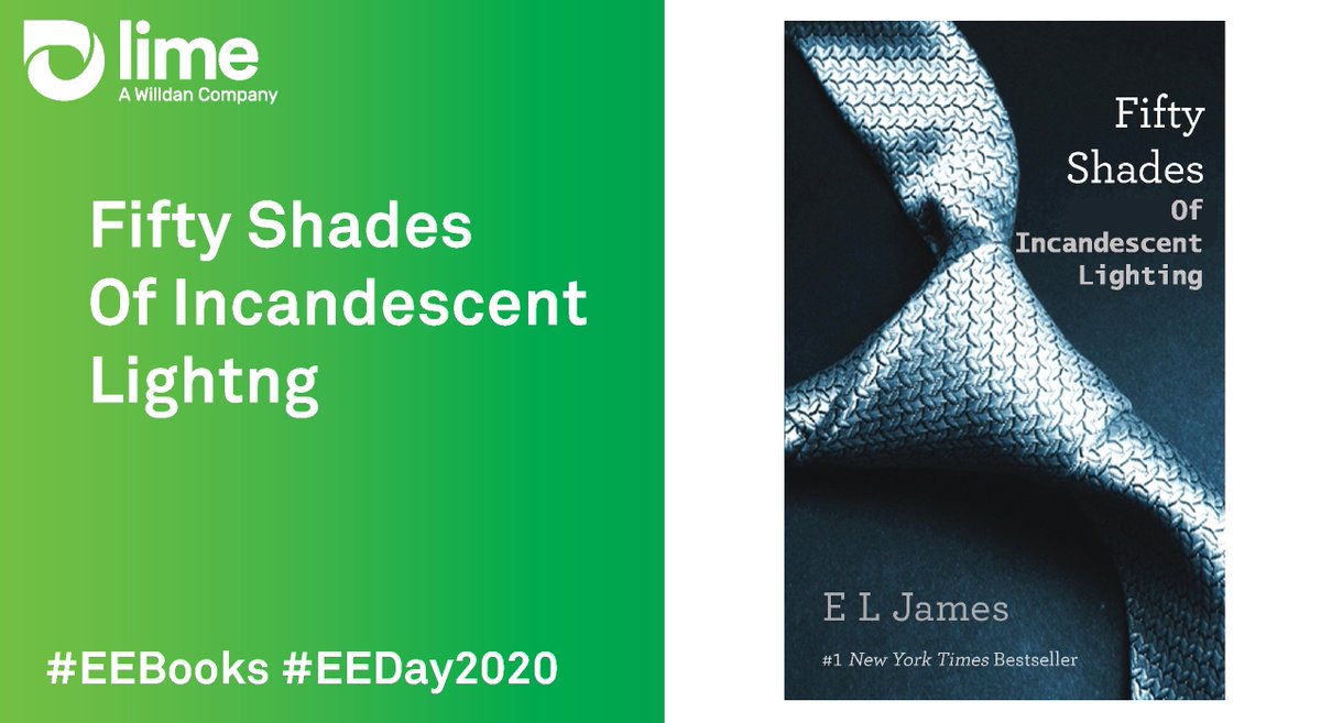 We love seeing all of the hilarious and creative ideas for #EEBooks! On our reading list: Fifty Shades of Incandescent Lighting #EEDay2020