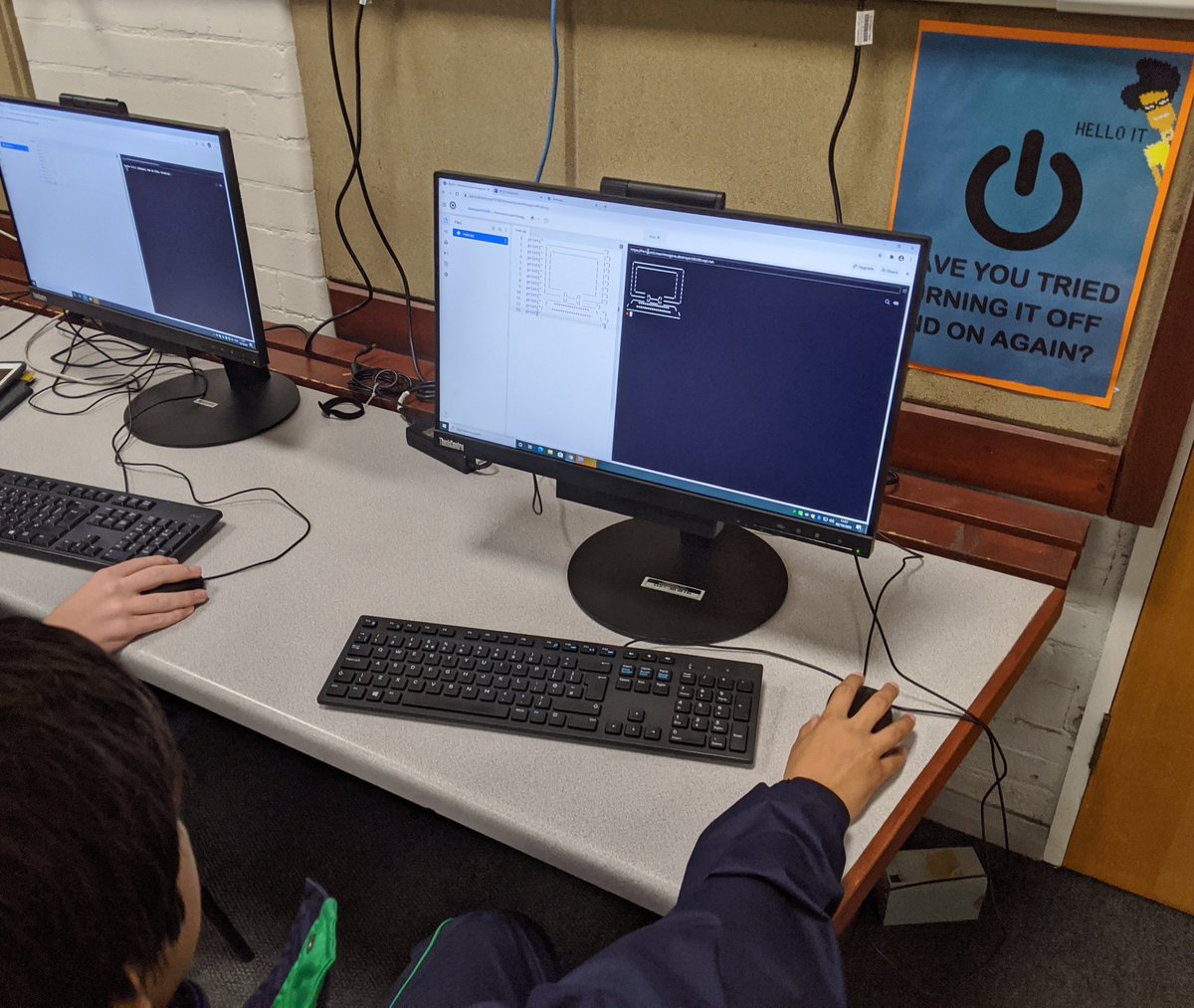 RHS_CompSci's tweet image. A small sample of ASCII artwork produced by year 9! #Python #creativecoding