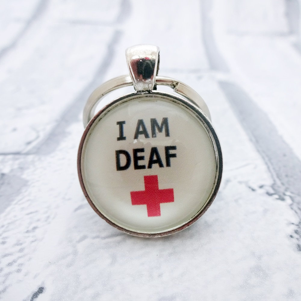martisanne's tweet photo. Deaf awareness, medical alert, deaf keyring, sign language, medical id, special needs, disability awareness, I am deaf keyring, deaf charm https://t.co/7sHU6J74h4 #TMTinsta #EtsyTeamUnity #IAmDeaf https://t.co/uQT5oKYndg