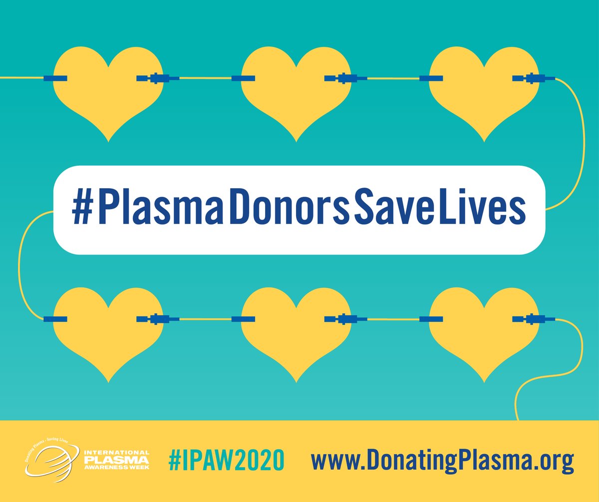 Info4PI's tweet photo. Hi, friends 👋🏼We need your help to promote #IPAW2020 please RT to thank #plasmadonors &amp; promote the importance of #Plasmadonation!

#plasma #donateplasma #plasmadonorssavelives #plasmadonorsareheroes #plasmasaveslives #beahero #health #JeffreyModellFoundation #info4pi https://t.co/kNFysApHby